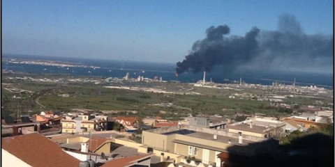 Panorama industriale vista Melilli