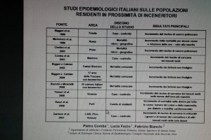 effetti di un inceneritore